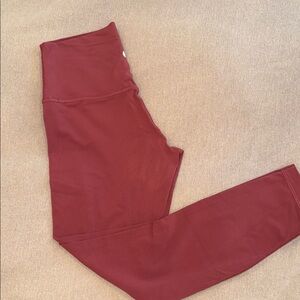 lululemon athletica Red and Pink Leggings High Waist